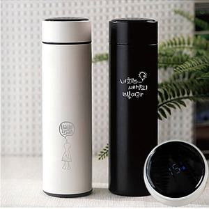 제이디 내맘대로 주문제작 스마트터치 온도계 텀블러 500ml
