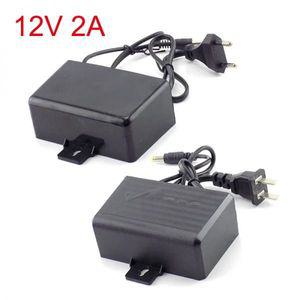 직류전원장치 CCTV 카메라 전원 어댑터 야외 방수 EU 콘센트 충전기 비디오 카메라용 ACDC 12V 2A 2000ma