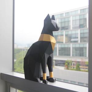 이집트고양이 종이접기 취미 집중력 동물모양 인테리어 장식 공예품 페이퍼크래프트