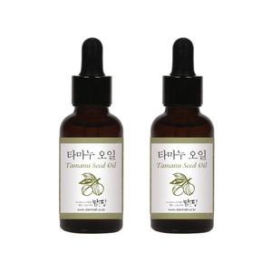 맑을담 타마누 오일 유기농 비정제 30ml 2개