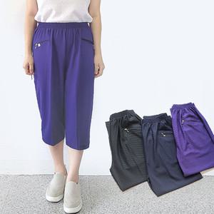 허니마마 시원한 7부 엠보바지 할머니옷 고무줄 몸빼바지 고쟁이 빅사이즈 요양원 시골 노인