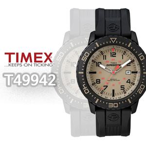 TIMEX/T49942/우레탄밴드/날짜표시/아날로그/스포츠시계/타이맥스