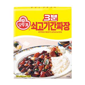 오뚜기 3분 쇠고기 간짜장 200g 6개