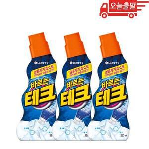 오늘출발 바르는 테크 강력한 젤타입 얼룩제거제 220ml 3개