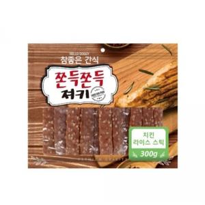 참좋은간식 쫀득쫀득 져키 치킨 라이스 스틱 300g