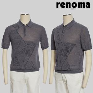 [롯데백화점]레노마 S/S 고급스러운 린넨소재 시원한 니트티셔츠 데일리룩 추천 ROFMKT68A EK3653