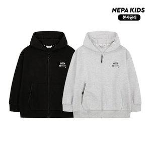 [네파키즈/택가99,000] KJE6203 더블 루즈핏 후드집업 본사직영