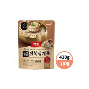 동원 양반 수라 고려인삼 전복 삼계죽 420g 10개