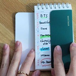 [기타]문구용품 가림막영단어장노트 한손안 단어암기장 랜덤색상