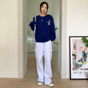여자 2WAY 고무줄 트레이닝팬츠 면원단 건빵 팬츠