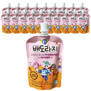 로보카 폴리 어린이 배도라지 음료수 (20개)  영아 유아 키즈 캐릭터 쥬스 추천