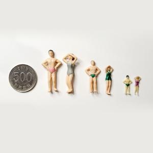 (100P) 바다 바캉스 커스텀 사람 여자 피서 피규어 해변 모형 디오라마 인물 밀랍인형