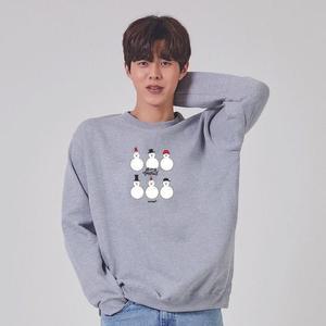 [OFK45036]크리스마스 성탄절 고양이 cat 눈사람 후드티