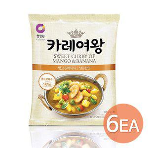 [청정원] 카레여왕 망고바나나 108gx6개