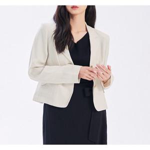 [미쏘]폴리 잔헤링본 긴팔 자켓(MIWJKB52QG-T)