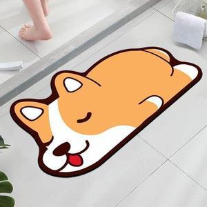 [셀러허브][프로셀러] 규조토 소프트 욕실매트 강아지 발매트 (S16968452)