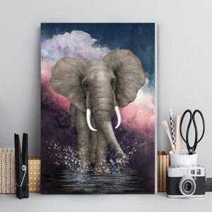 [RG0MN2P9]코끼리 41C 4ELE4 그림 캔버스 풍수에 좋은