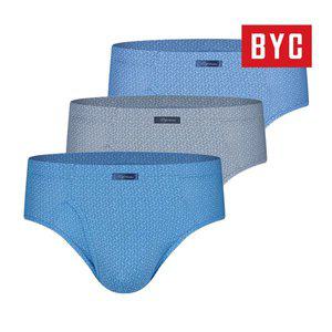 [BYC] 남성 삼각팬티 순면 맥시 브리프 빅사이즈 MCF2156 3매입