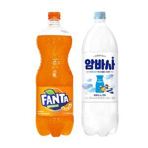 [기타]환타 오렌지 1.5L 6입 + 암바사 1.5L 6입