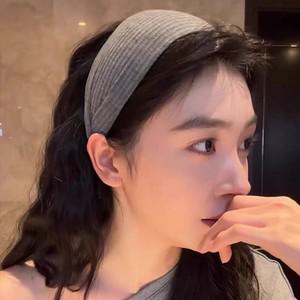 와이드 골지 헤어밴드 헤어터번 넓은 머리띠 반다나 헤어띠 악세사리