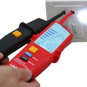 UNI-T UT15B AC DC 전압 테스터 UT18D RCD 휴대용 디지털 멀티미터, 690V 디스플레이 연속성