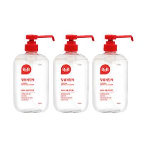 n비앤비 젖병세정제 액상형 용기형 600ml x3개