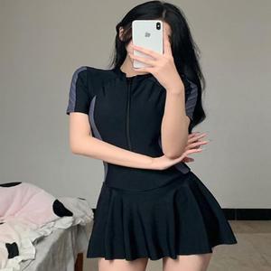 [JHQOQ3UT_4B]플레어 서핑수영복 원피스 래쉬가드 워터파크