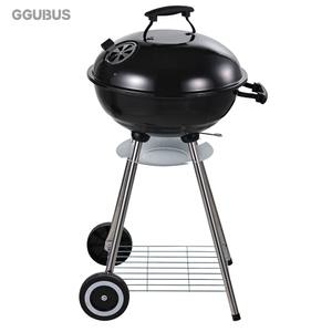 꾸버스 대형 애플 바베큐그릴 원형 BBQ 야외 펜션용 업소용 숯불 직화 훈제
