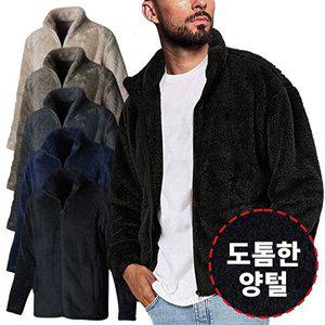 [리빌모아]남자 캐주얼 반목 플리스 뽀글이 집업 점퍼 OC-JUW-SWFGHC5M