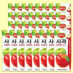 델몬트 드링크 사과 190ml 32팩 어린이집 학교 학원 탕비실 손님 접대 용 음료수 세트