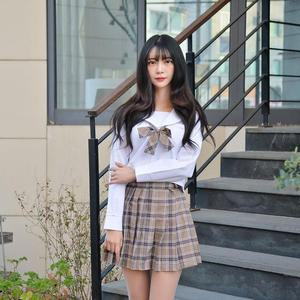 [JHORS17U_51]교복몰 세라복 티라미수 체크 여고생 (긴팔)