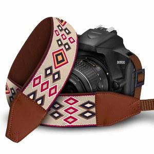 사진작가를 위한 아트 헌정 카메라 스트랩 패딩 유니버설 핏 넥 숄더 및 크로스바디 DSLR /SLR /미러리스 캐논 니콘 소니 올림푸스 호환 훌륭한 선물