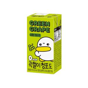 곽철이 청포도제로 팩음료 190ml x 6개