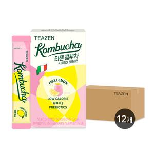 티젠 콤부차 시칠리아 핑크레몬 10스틱X12박스(1카톤)