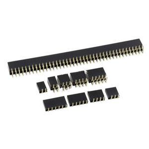 이중 행 직각 암 핀 헤더  2.54mm 피치 스트립 커넥터 소켓  2X3  4  5  6  7  8  10  20/40 개