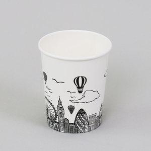 [순수한컵] 10온스 300ml 열기구 종이컵 1000개 - 1박스