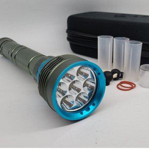 TA90 7LED 완전방수 수중랜턴 9000루멘 XM L2 18650배 (WFH202N)