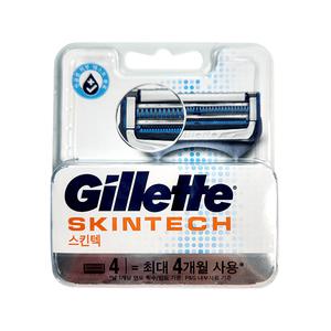 매직크린 질레트 스킨텍 면도날 4p