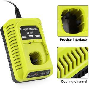 Ryobi P117 충전기 12V 14.4V 리튬 이온 Ni-CD Ni-Mh 배터리 P100 1400670 ONE+ 시리즈