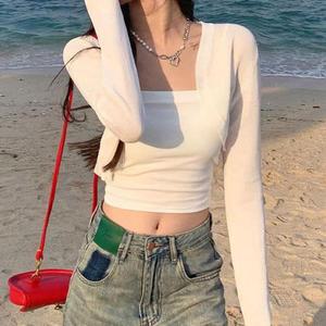 [오노마] ONM 연예인 크롭 볼레로 가디건