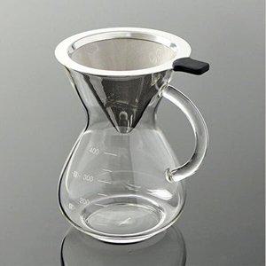 [셀러허브 패션][JHQS7NN5_52C5]2중 스텐 필터 드립서버 세트 400ml