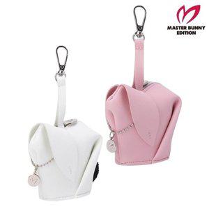 MASTER BUNNY 여성 래빗 키링 2PCS 공주머니 파우치 421-D1AC0004