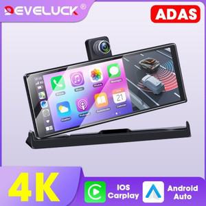 10.26인치 ADAS 장착 대시캠 4K, 카 모니터, 비디오 플레이어, 무선 CarPlay & Android Auto, 멀티미디어