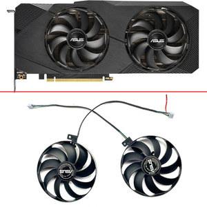 RTX 2060 2070 2080 SUPER RTX 2070 2080 냉각 팬 듀얼 EVO 그래픽 카드 팬 교체 90mm 4 핀 T129215SU