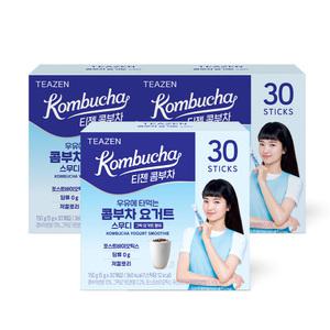 티젠 콤부차 요거트 스무디 30스틱X3박스