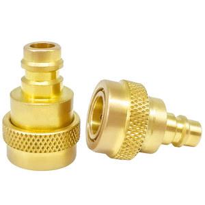 A/C R134a R1234yf 변환 키트 빠른 어댑터 조정 가능 고전압 및 저전압 커넥터 에어컨 냉매 시스템 2
