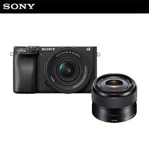 [소니]소니 카메라 A6400K (SELP16502) + SEL35F18 단렌즈 패키지 / 미러리스 알파
