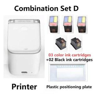 포토 프린터 Kongten Mbrush 잉크젯 무선 휴대용 Buletooth DIY 사용자 정의 편집 HD 인쇄 단어 그림 문신 로고 패턴