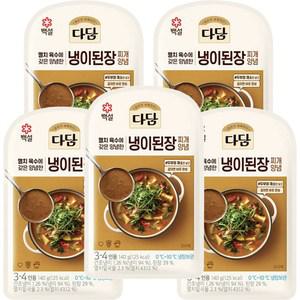 CJ 다담 냉이된장찌개 양념 140g X 5개