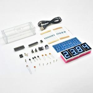 전자 시계 DIY 키트 LED 마이크로 컨트롤러 디지털 시간 조명 제어 Diy